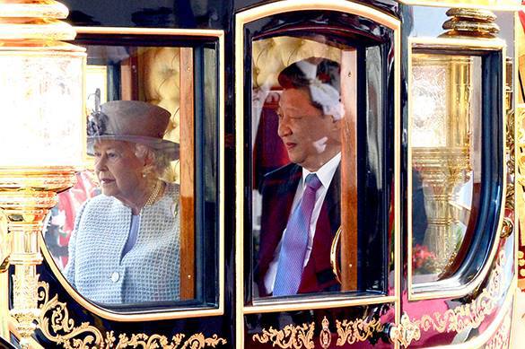 председатель КНР и королева Великобритании