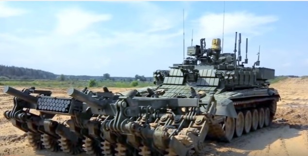 В россии разработали машину разминирования