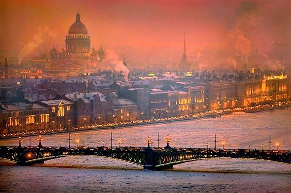Петербург замерзал по-блокадному