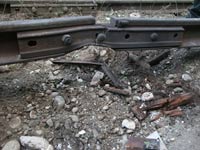 На грузинской железной дороге произошел взрыв На грузинской железной дороге произошел взрыв