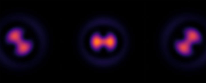 Впервые получено трёхмерное изображение атомов при помощи квантового микроскопа