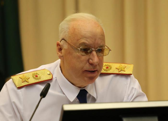 Александр Бастрыкин, Председатель Следственного комитета