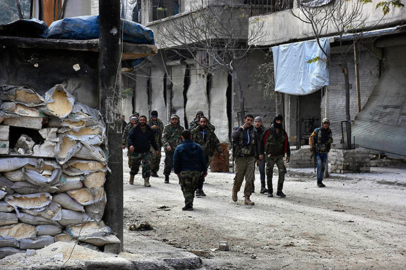 Группа боевиков сдалась сирийским властям в Алеппо. Группа боевиков сдалась сирийским властям в Алеппо
