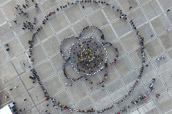 В Севастополе прошел самый масштабный флешмоб в истории город