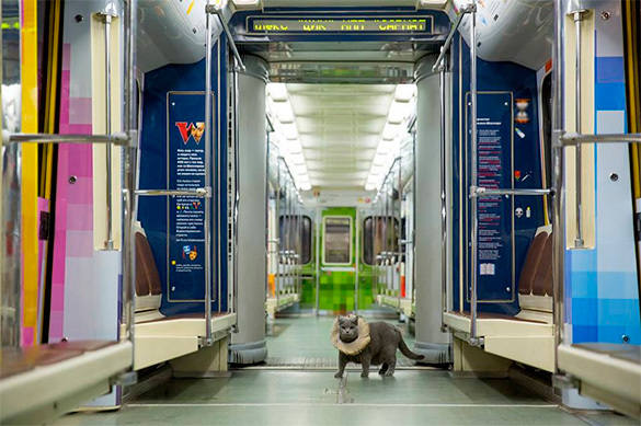 Первым пассажиром Шекспировского поезда в московском метро стал