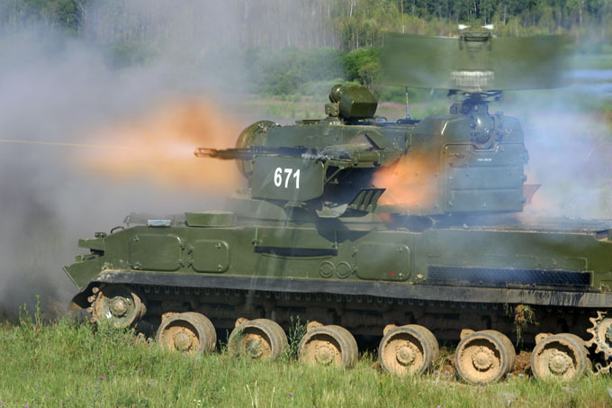 Зенитный ракетно-пушечный комплекс ''Тунгуска''