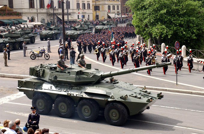 Военная техника на парадах разных стран
