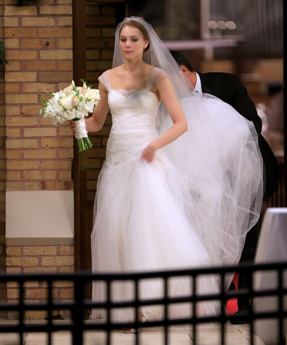 Мила Кунис затащила Эштона Катчера на свадьбу