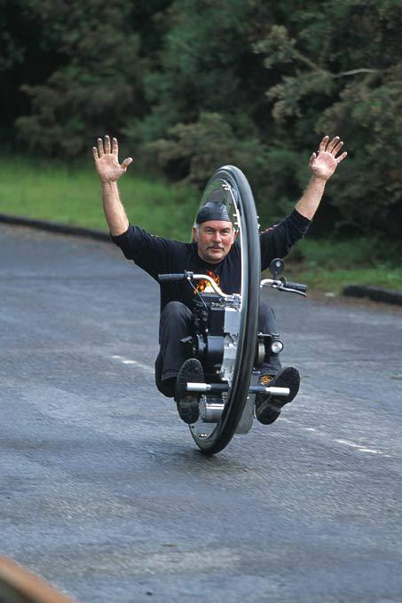 Экстрим на одном колесе