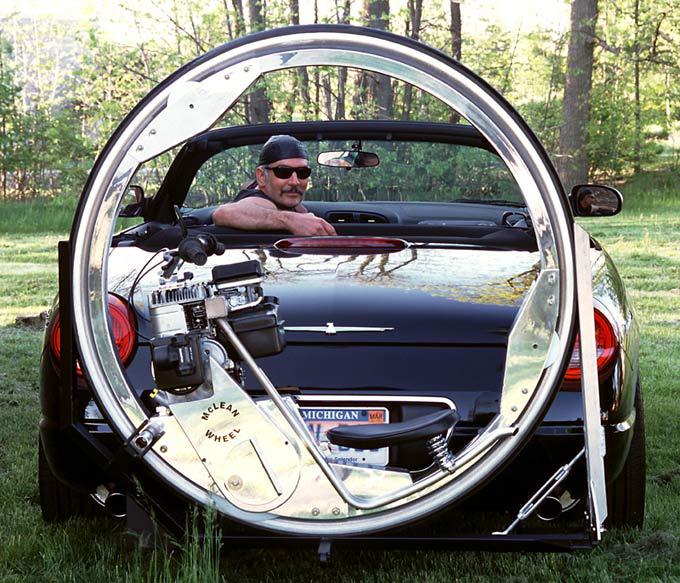 Экстрим на одном колесе