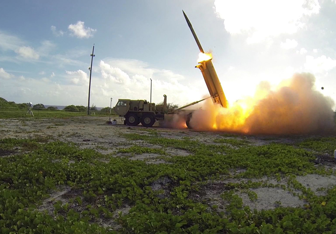 ЗРК THAAD в действии