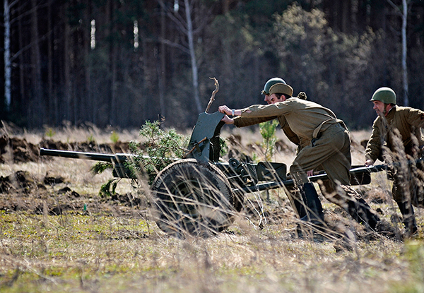 Военно-историческая реконструкция битвы на Курской дуге