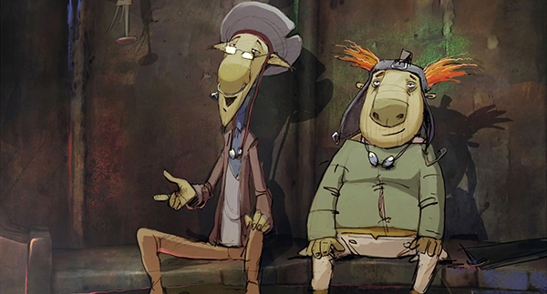 Кадры из мультфильма "Ку! Кин-дза-дза"