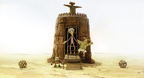 Кадры из мультфильма "Ку! Кин-дза-дза"