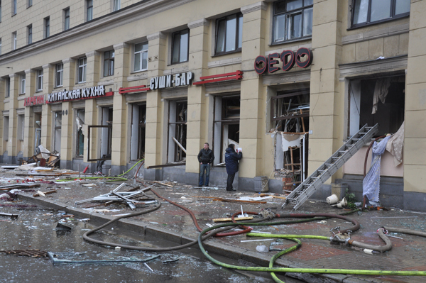 В Санкт-Петербурге взорвался ресторан