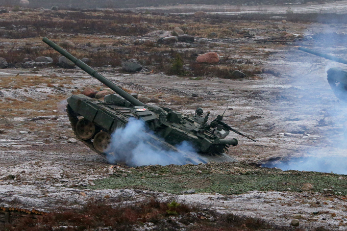 Сухопутные войска России в действии