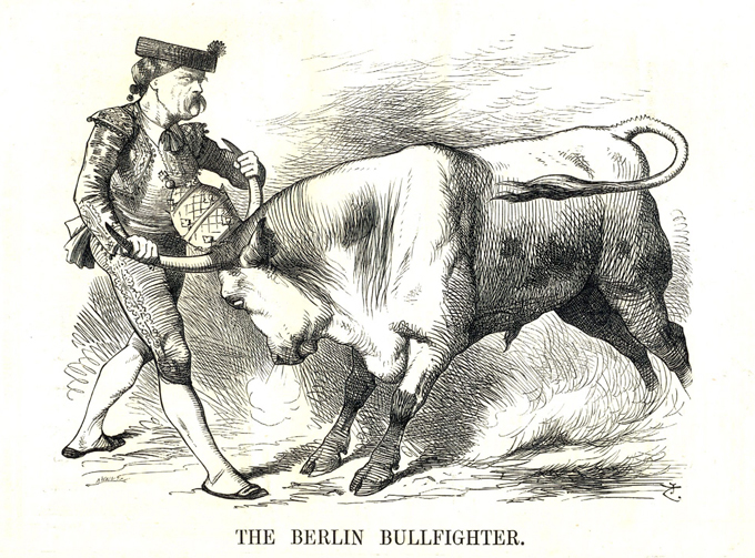 Железный канцлер Второго рейха в карикатуре