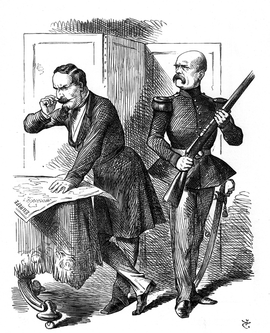 Железный канцлер Второго рейха в карикатуре