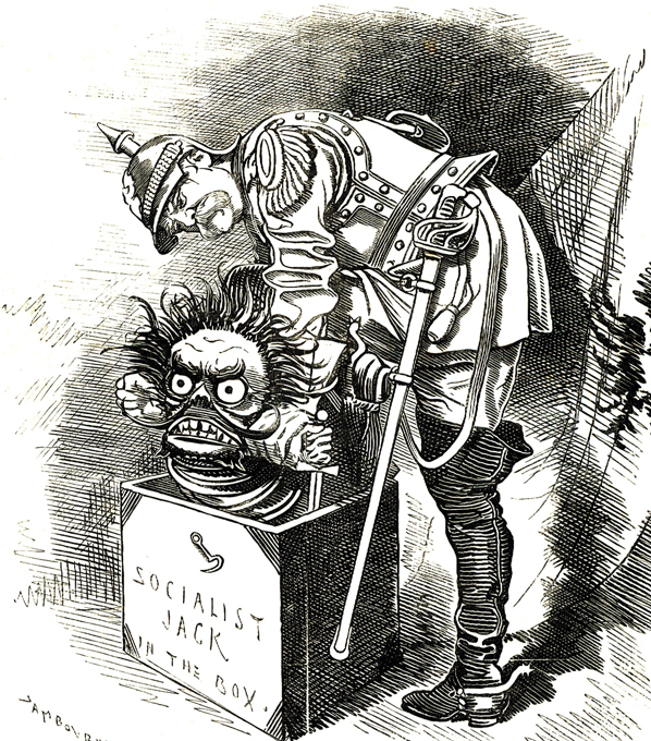 Железный канцлер Второго рейха в карикатуре