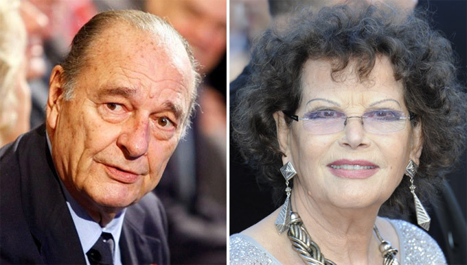 Жак Ширак и Клаудиа Кардинале - Любовницы французских... президентов