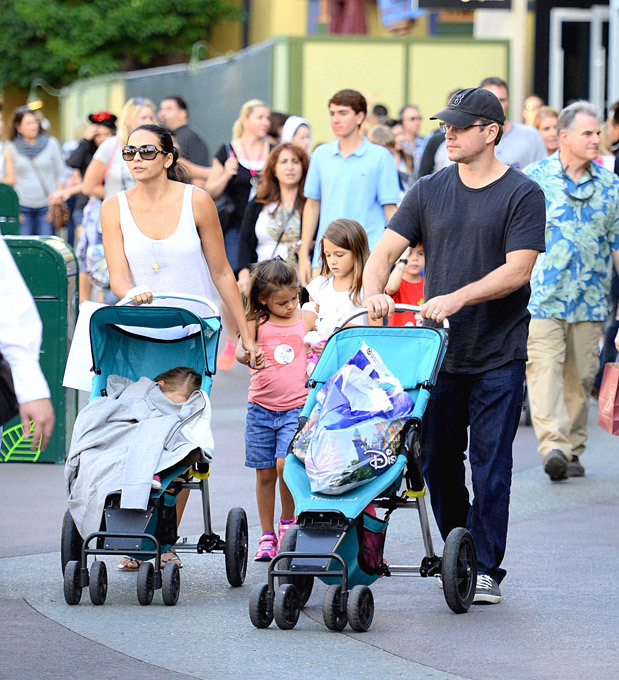 Мэтт Дэймон. Звездные суперпапы