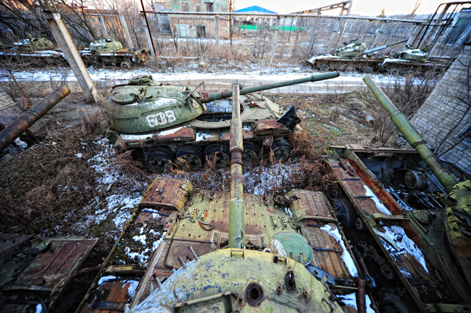 Заброшенный бронетанковый ремонтный завод в Уссурийске