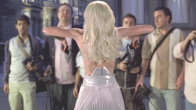 Линдси Лохан в образе Мэрилин Монро