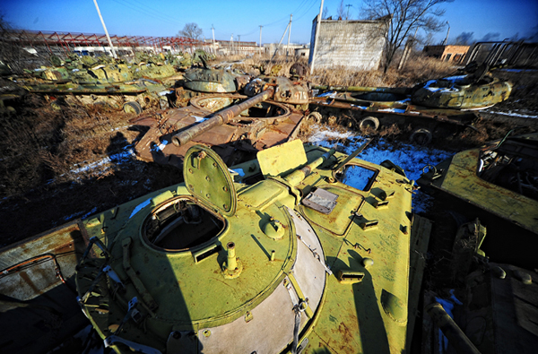 Заброшенный бронетанковый ремонтный завод в Уссурийске