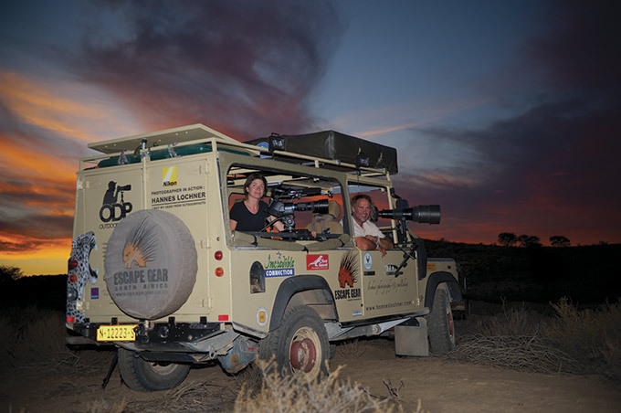 Ночная жизнь пустыни Калахари