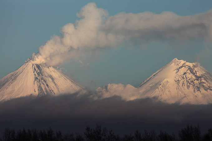 Ключевская сопка снова проснулась