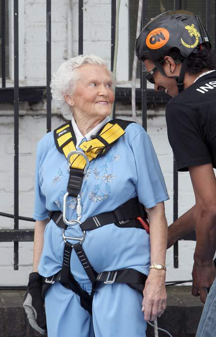 97-летняя альпинистка