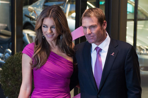 Элизабет Херли посетила Москву