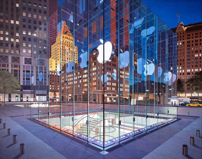 Гиперреалистические городские пейзажи