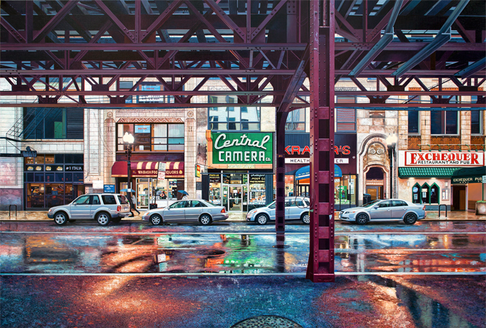 Гиперреалистические городские пейзажи