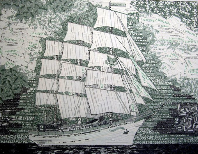 Искусство из денег