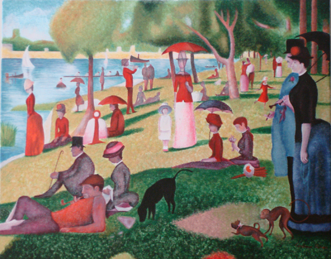 Рисуем лаком для ногтей