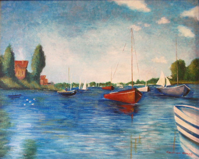 Рисуем лаком для ногтей