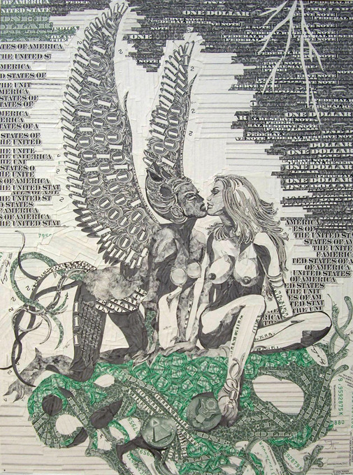 Искусство из денег