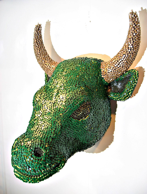 Необычные композиции из цветных карандашей