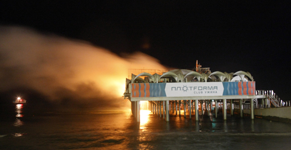 В Сочи сгорел элитный клуб "ПлотForma"