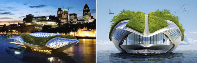 Необычные яхты: плавучий сад