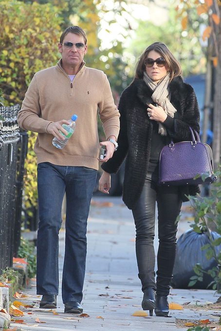 Элизабет Херли отмечает день рождения