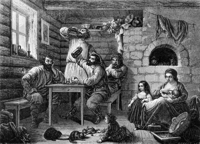 История русской водки в картинках