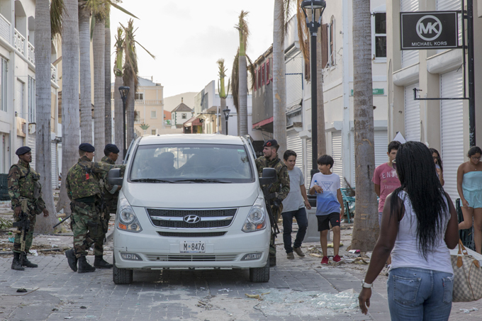 Зона стихийного бедствия и грабежей
