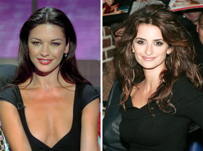 Две звезды: Найдите отличия. Кэтрин Зета-Джонс и Пенелопа Крус