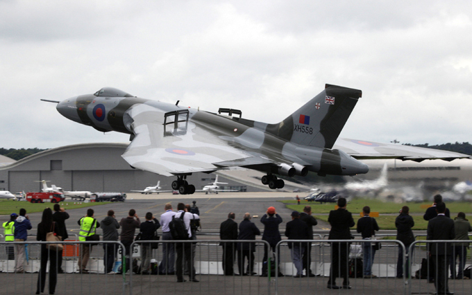 В небе над  Фарнборо