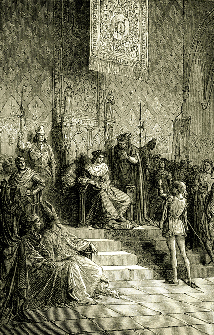 "Гусеныш" на королевском престоле