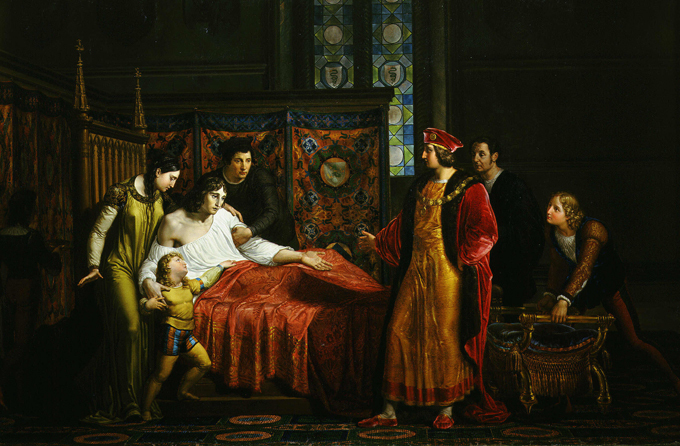 "Гусеныш" на королевском престоле