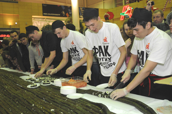 Самый длинный ролл в мире