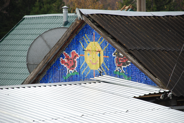 Мозаика из пробок